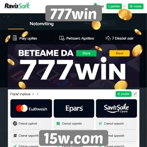 Opções de pagamento disponíveis no 777win